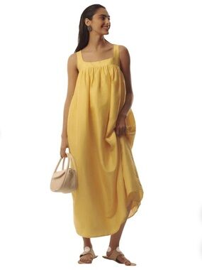 Pinnacle Anthropologie Yellow Dress